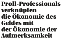 Proll-Professionals und Ökonomie